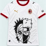 AC Milan White Obito Kakashi Shared Destiny Jersey — Front