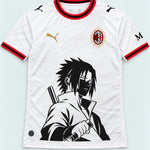 AC Milan White Sasuke Last Uchiha Jersey — Front