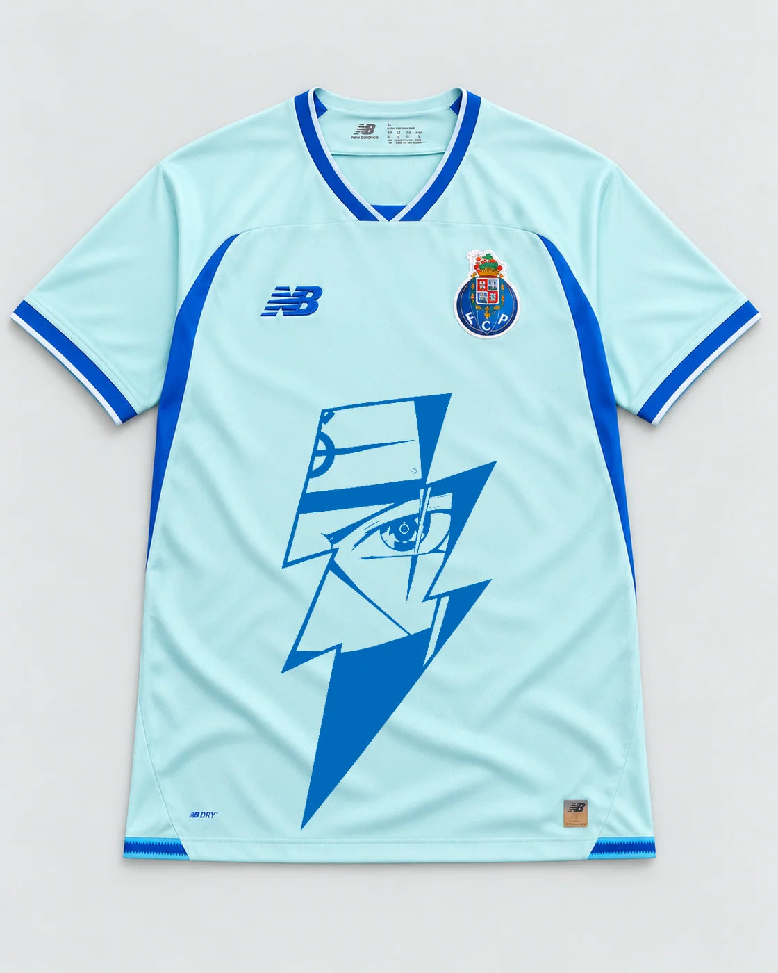 Porto Aqua Kakashi Lightning Eye Jersey — Front