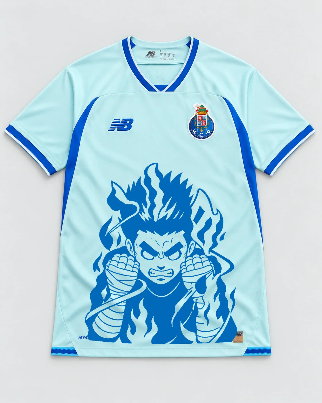 Porto Aqua Rock Lee Inner Flame Jersey — Front