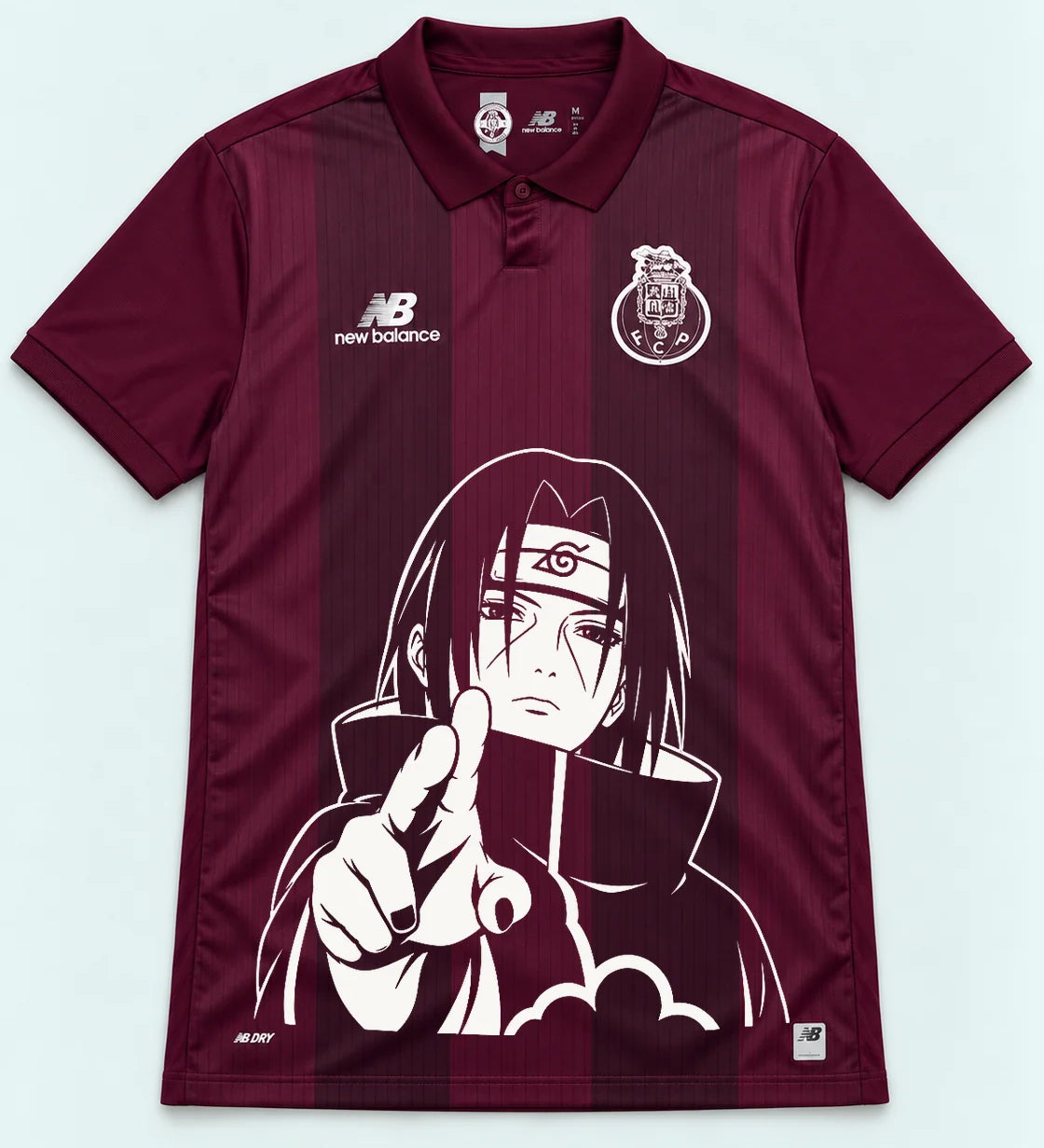 Porto Burgundy Itachi Silent Promise Jersey — Front