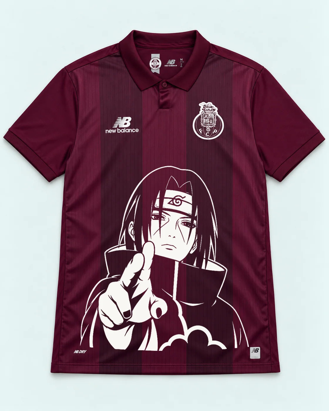 Porto Burgundy Itachi Silent Promise Jersey — Front