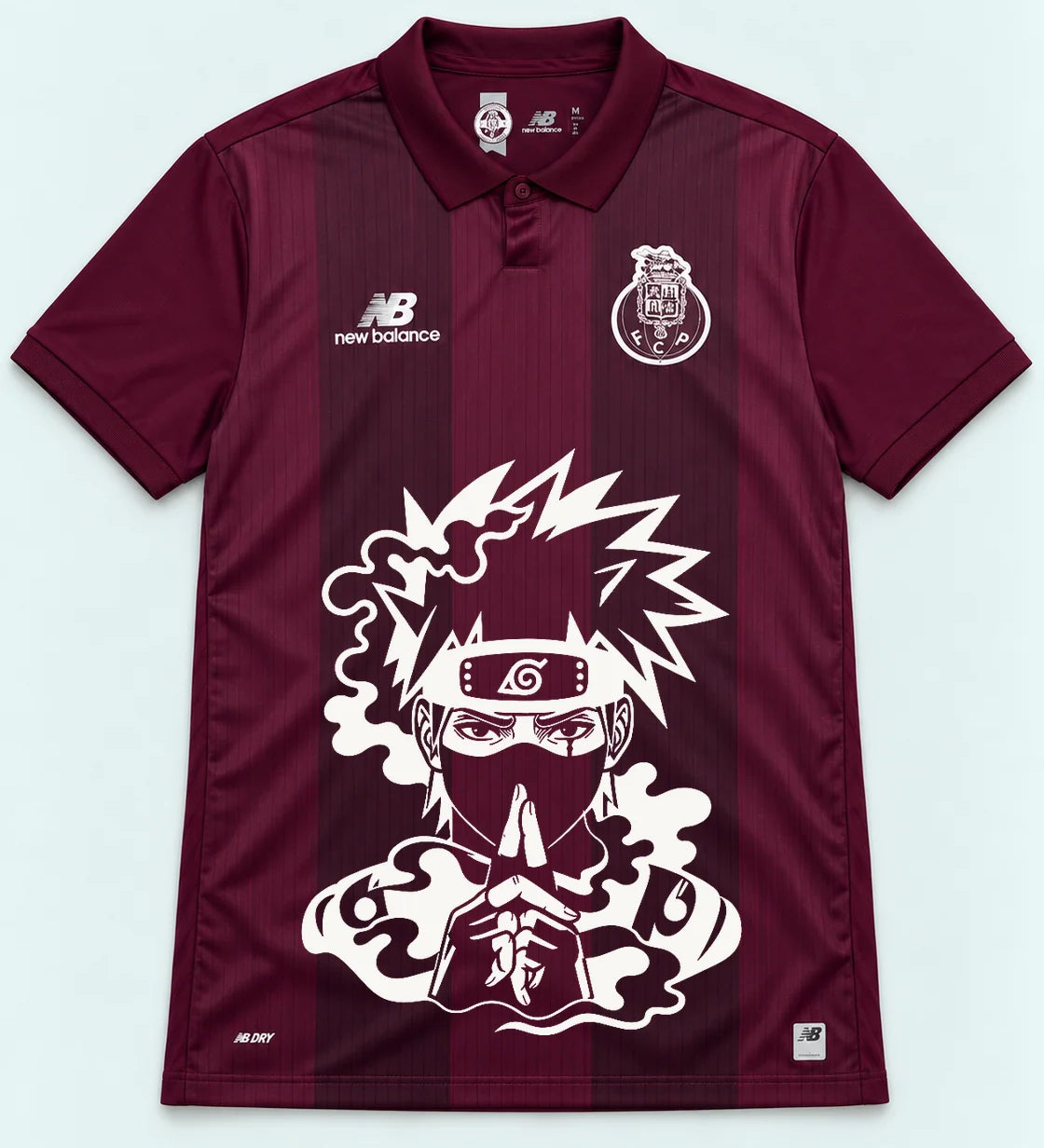 Porto Burgundy Kakashi Silent Jutsu Jersey — Front