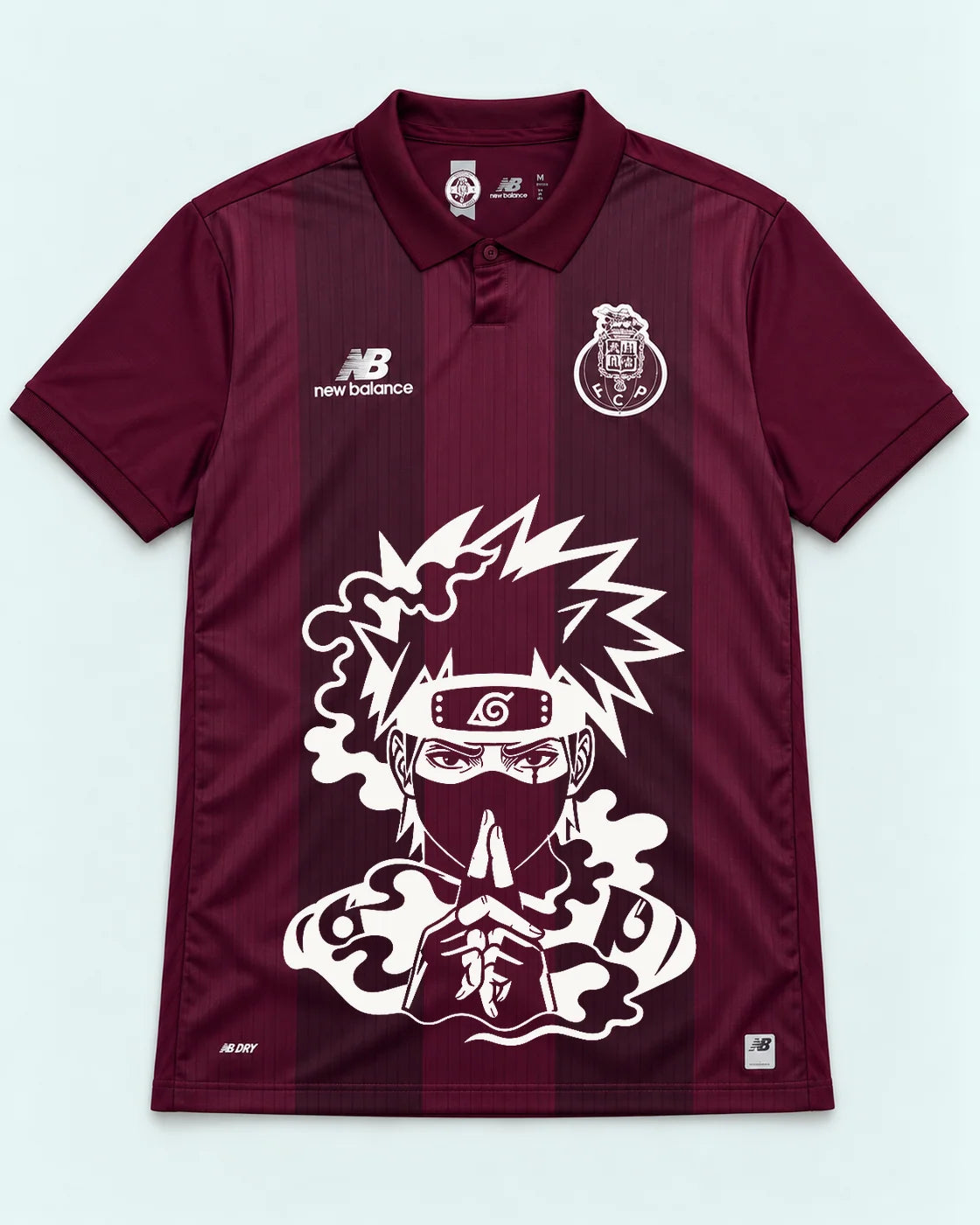 Porto Burgundy Kakashi Silent Jutsu Jersey — Front
