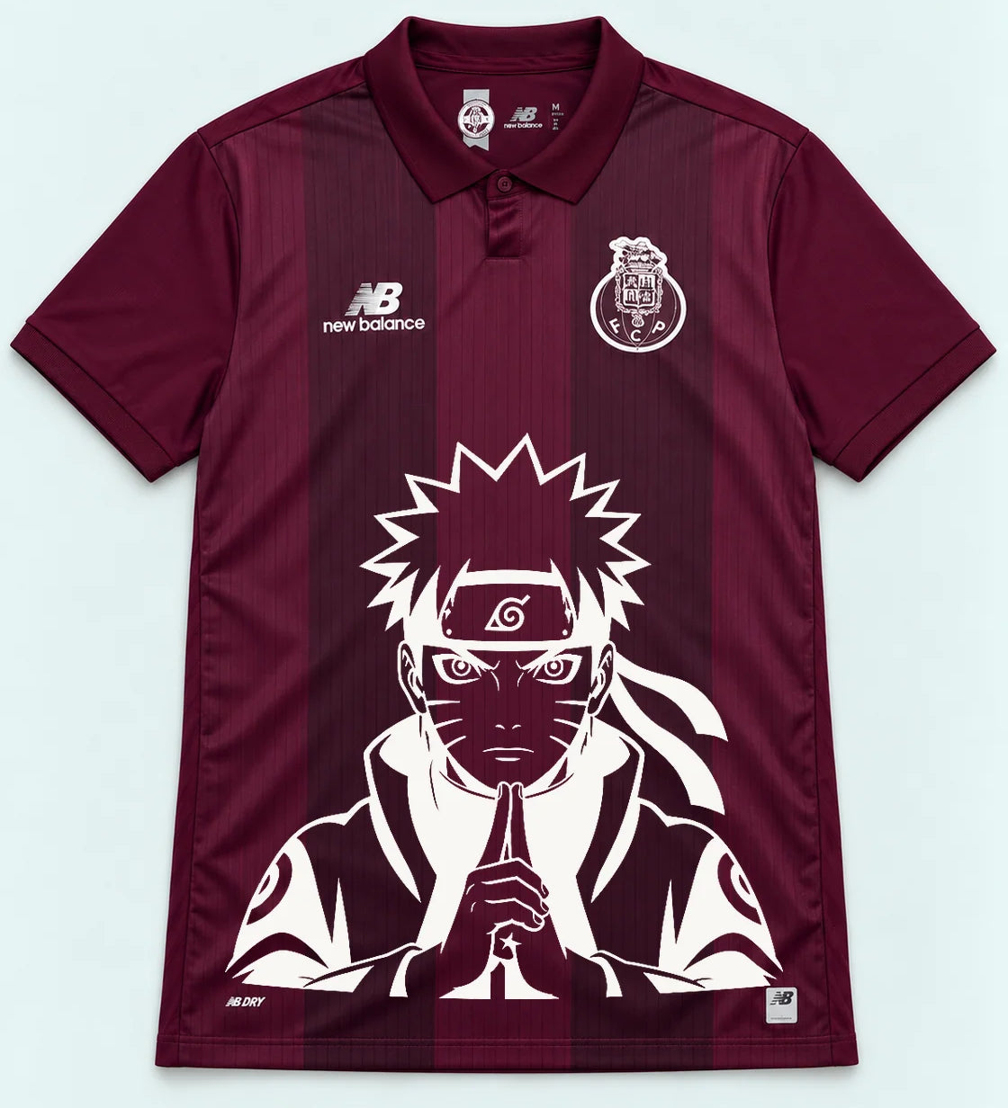 Porto Burgundy Naruto Sage Resolve Jersey — Front