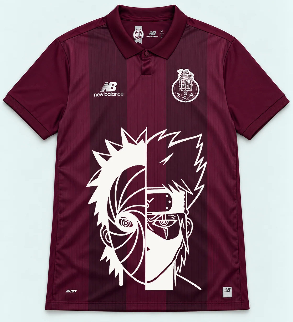 Porto Burgundy Obito Kakashi Shared Destiny Jersey — Front