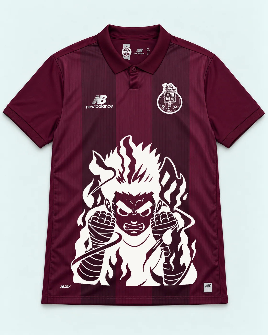 Porto Burgundy Rock Lee Inner Flame Jersey — Front