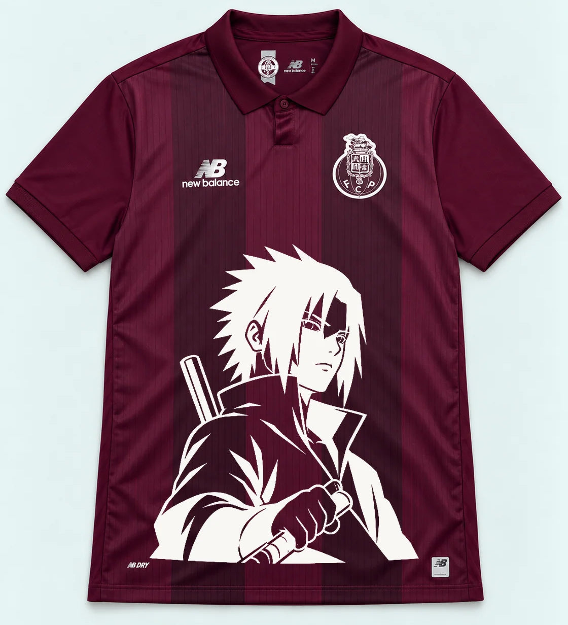 Porto Burgundy Sasuke Last Uchiha Jersey — Front