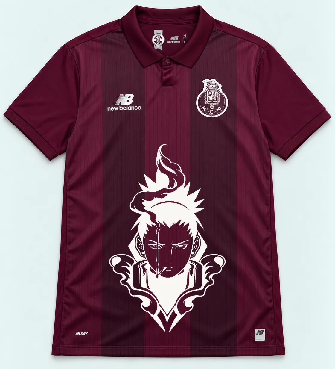 Porto Burgundy Shikamaru Shadow Mind Jersey — Front
