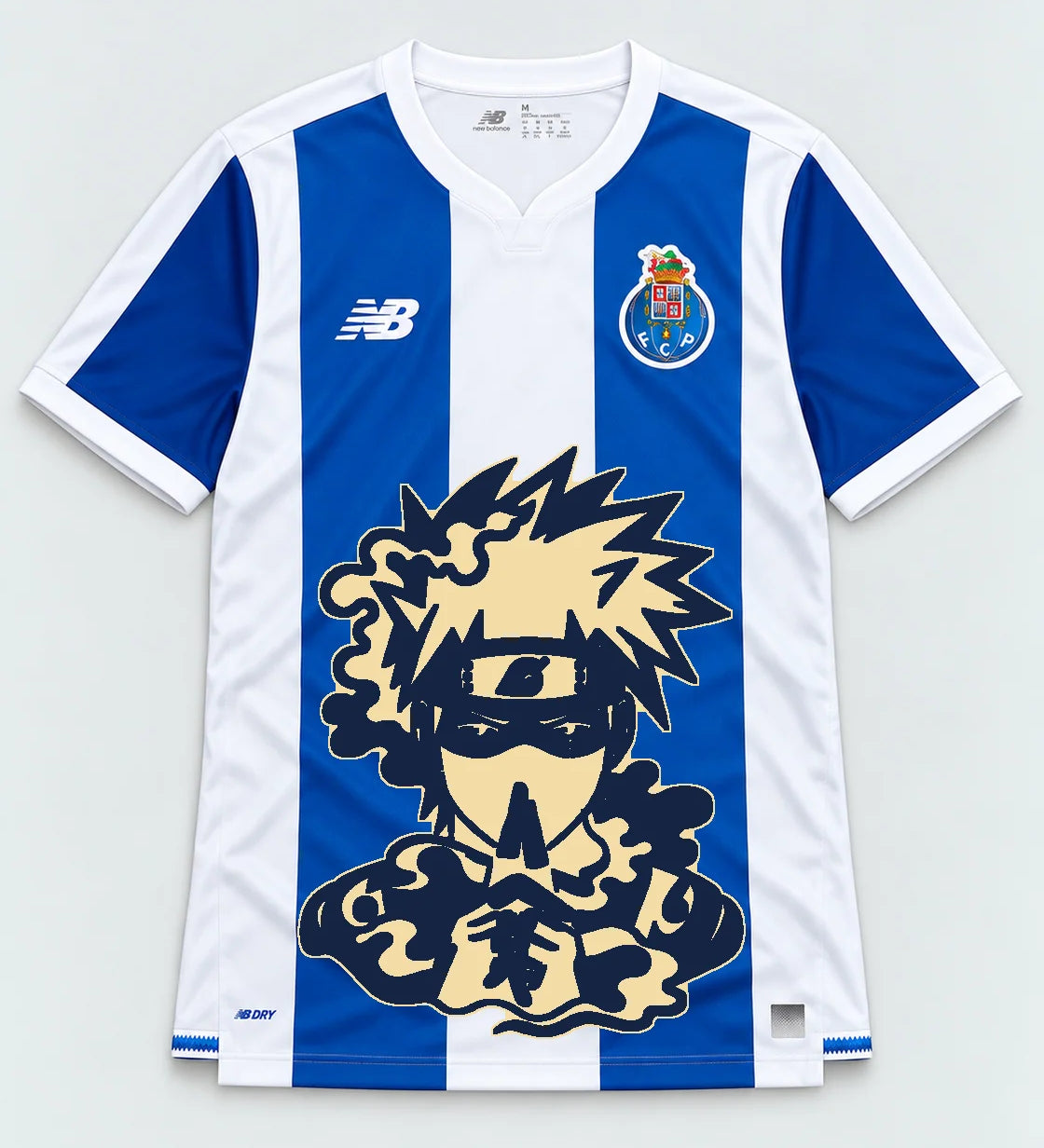 Porto Striped Kakashi Silent Jutsu Jersey — Front