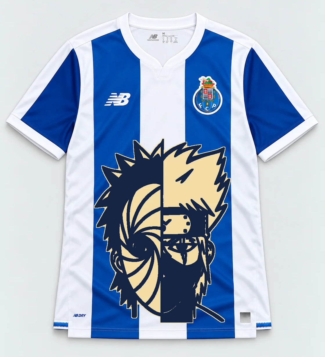 Porto Striped Obito Kakashi Shared Destiny Jersey — Front