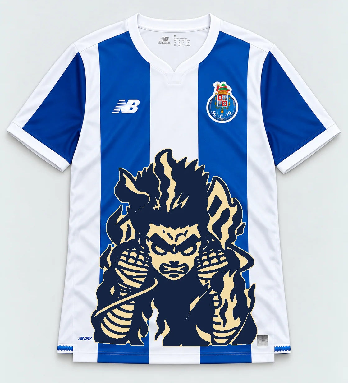 Porto Striped Rock Lee Inner Flame Jersey — Front