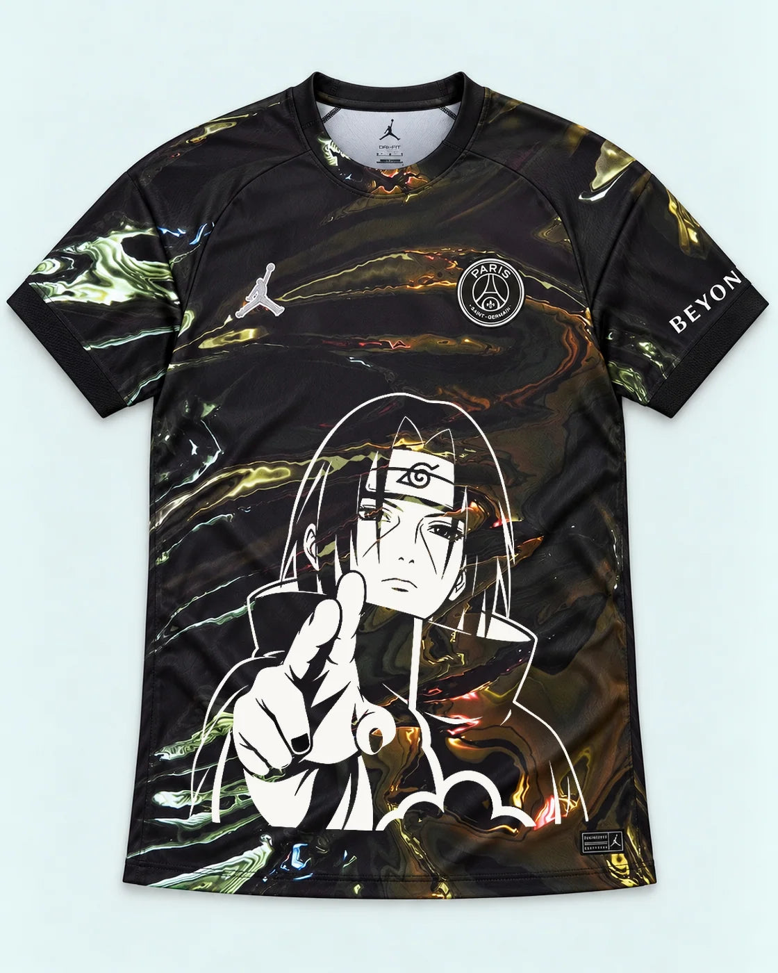 PSG Black Itachi Silent Promise Jersey — Front