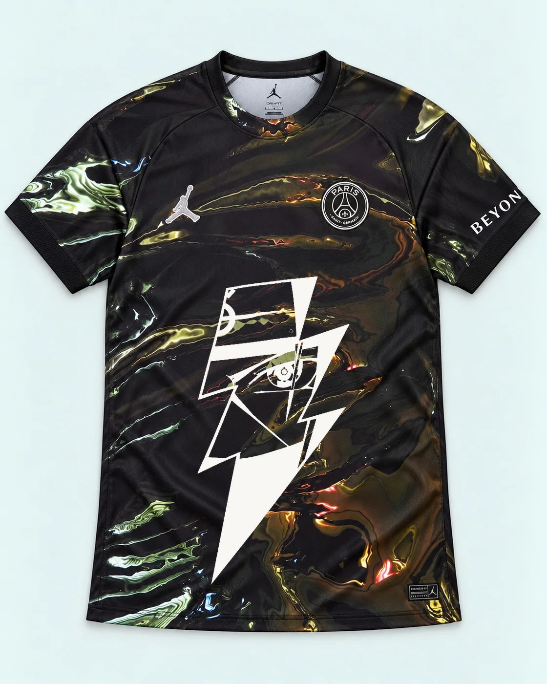 PSG Black Kakashi Lightning Eye Jersey — Front