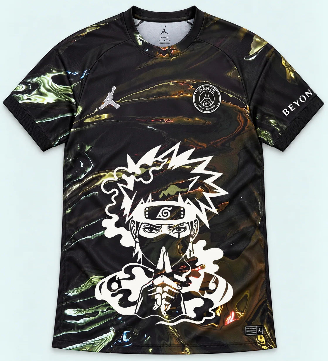PSG Black Kakashi Silent Jutsu Jersey — Front