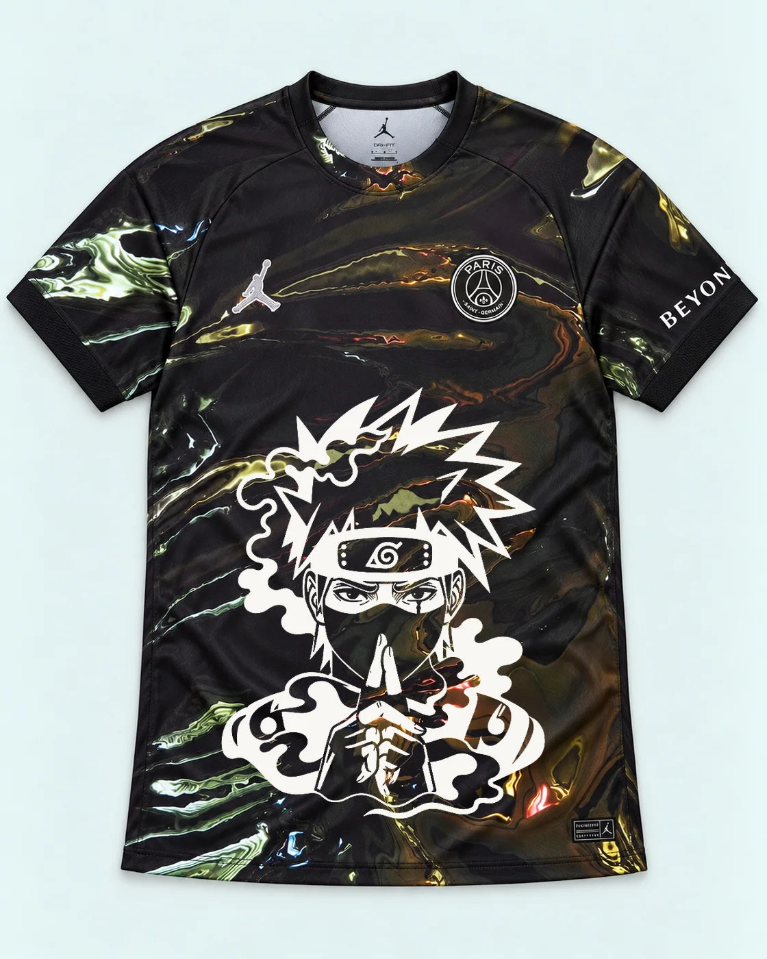 PSG Black Kakashi Silent Jutsu Jersey — Front