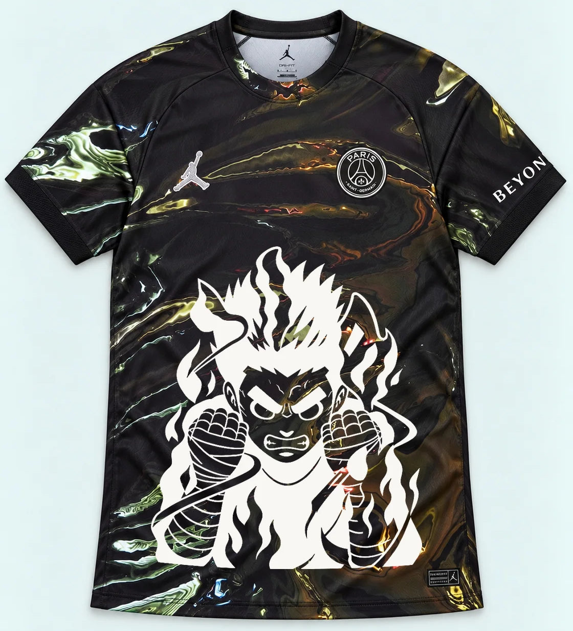 PSG Black Rock Lee Inner Flame Jersey — Front