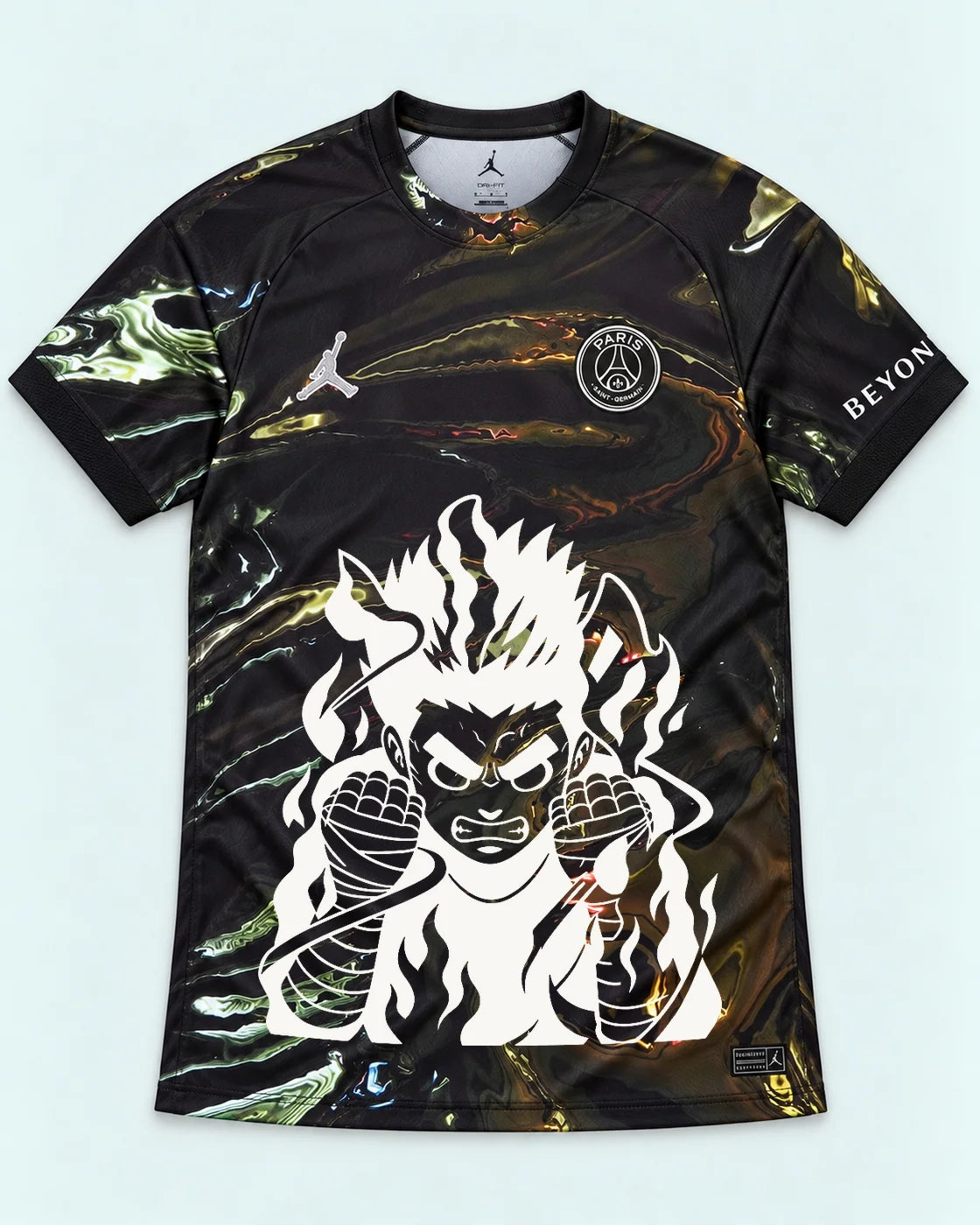PSG Black Rock Lee Inner Flame Jersey — Front