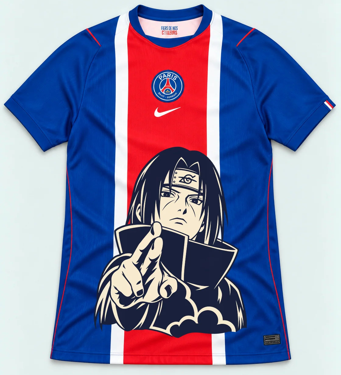 PSG Blue Itachi Silent Promise Jersey — Front