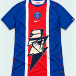 PSG Blue Kakashi Lightning Eye Jersey — Front