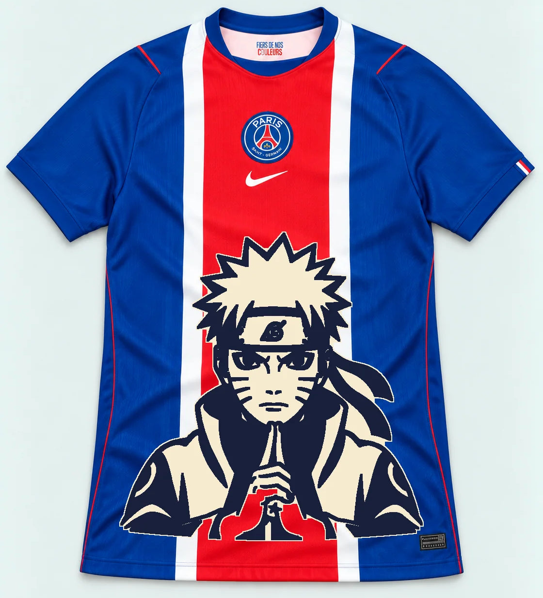 PSG Blue Naruto Sage Resolve Jersey — Front