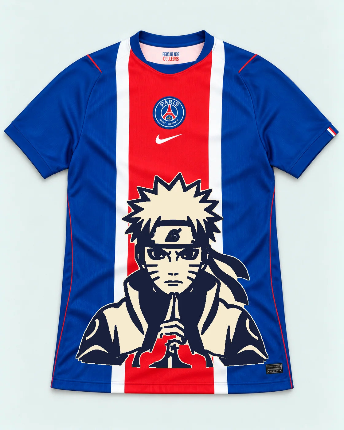 PSG Blue Naruto Sage Resolve Jersey — Front