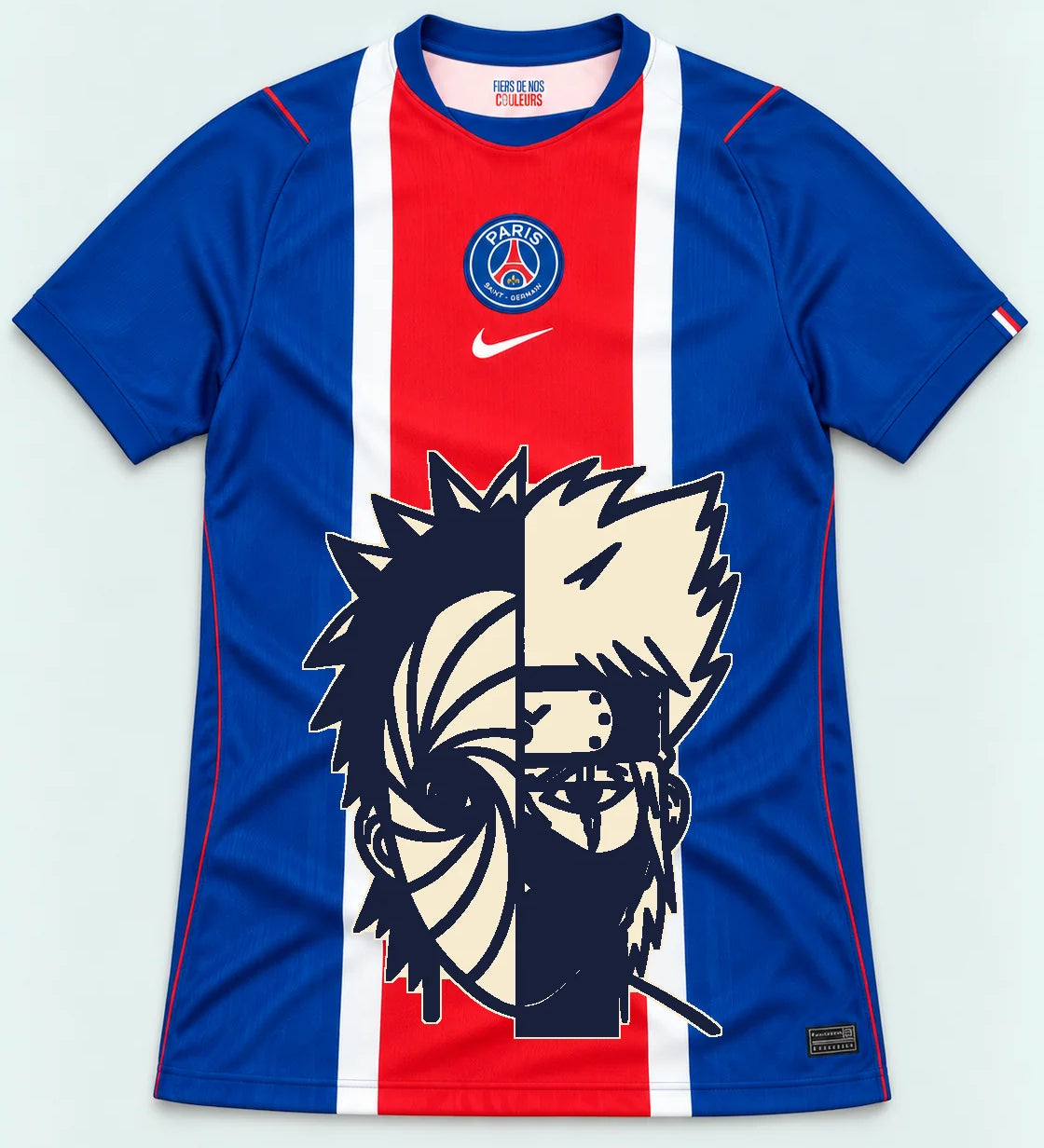PSG Blue Obito Kakashi Shared Destiny Jersey — Front
