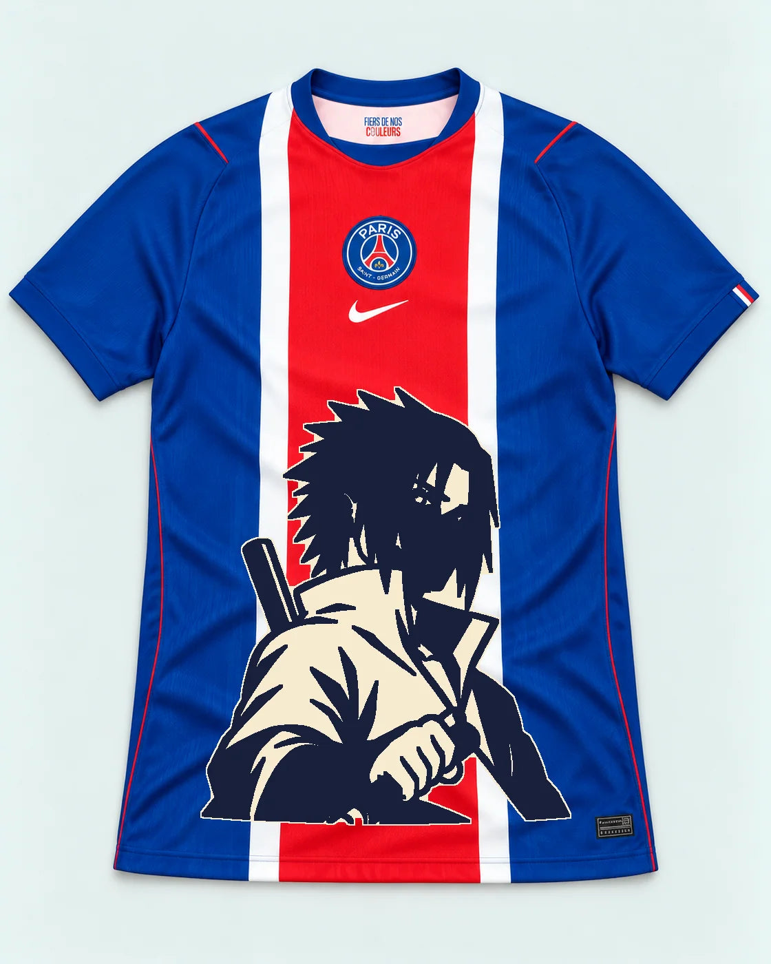 PSG Blue Sasuke Last Uchiha Jersey — Front