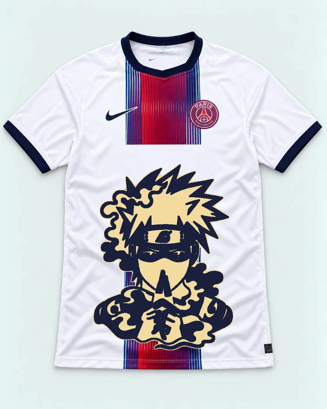 PSG White Kakashi Silent Jutsu Jersey — Front