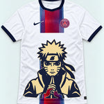 PSG White Naruto Sage Resolve Jersey — Front