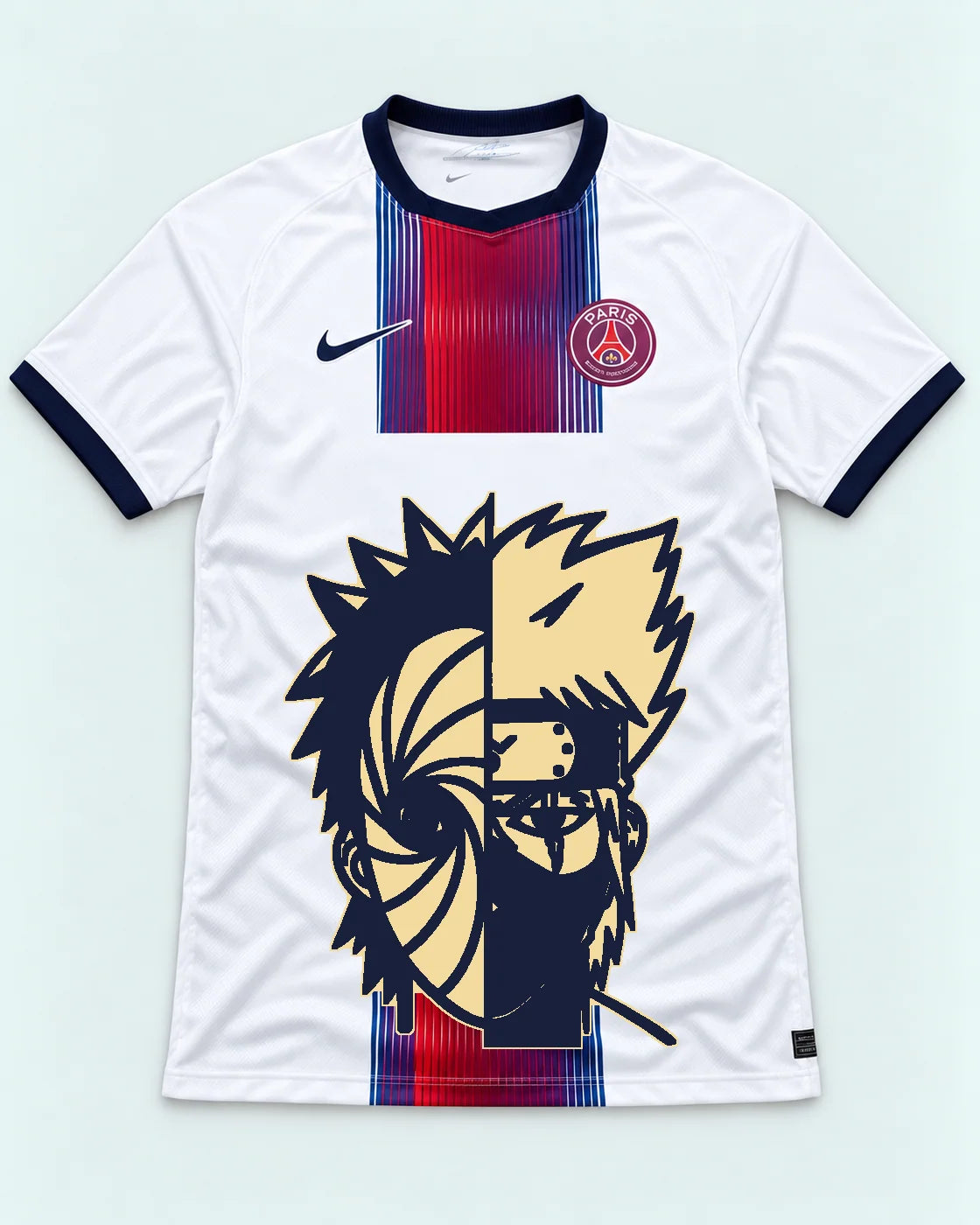 PSG White Obito Kakashi Shared Destiny Jersey — Front
