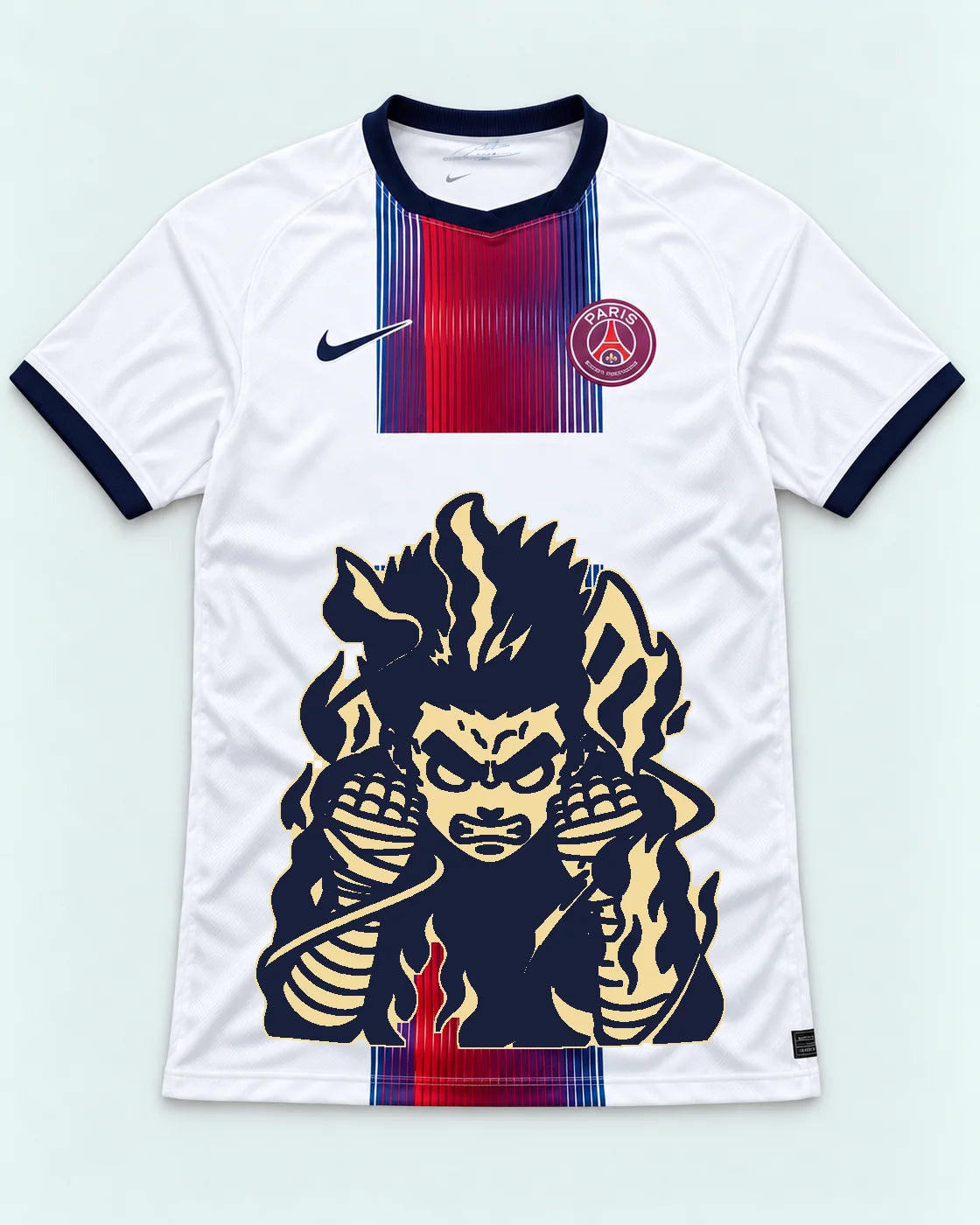 PSG White Rock Lee Inner Flame Jersey — Front