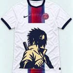 PSG White Sasuke Last Uchiha Jersey — Front