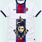 PSG White Shikamaru Shadow Mind Jersey — Front