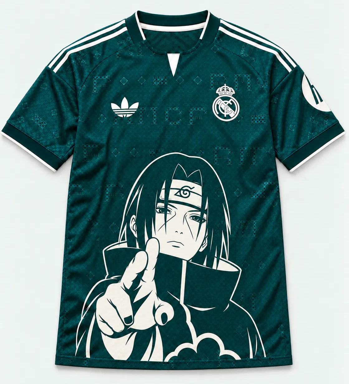 Real Madrid Away Itachi Silent Promise Jersey — Front