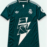 Real Madrid Away Kakashi Lightning Eye Jersey — Front