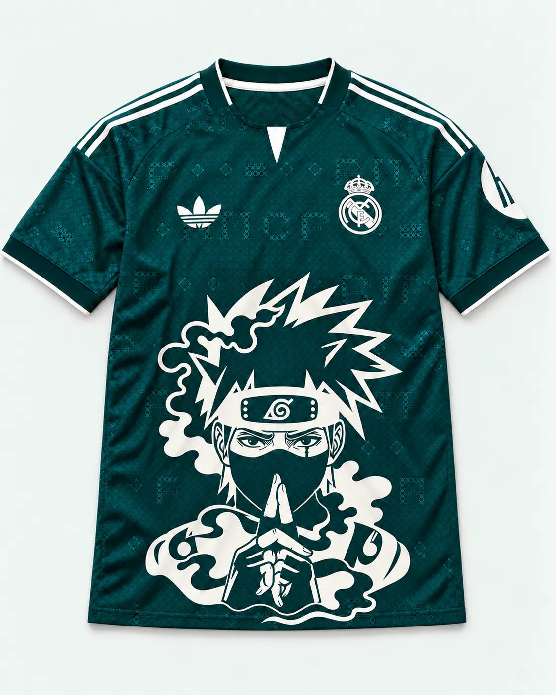 Real Madrid Away Kakashi Silent Jutsu Jersey — Front