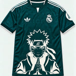 Real Madrid Away Naruto Sage Resolve Jersey — Front