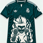 Real Madrid Away Rock Lee Inner Flame Jersey — Front