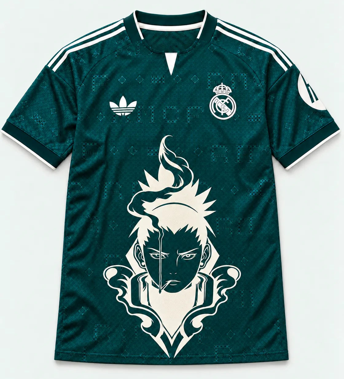 Real Madrid Away Shikamaru Shadow Mind Jersey — Front