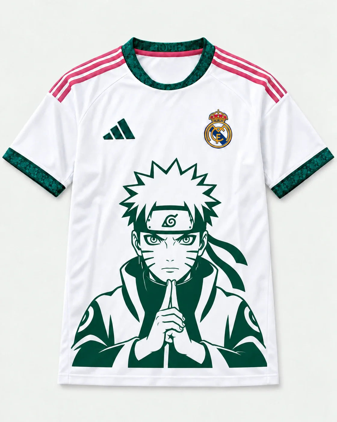 Real Madrid Home Naruto Sage Resolve Jersey — Front