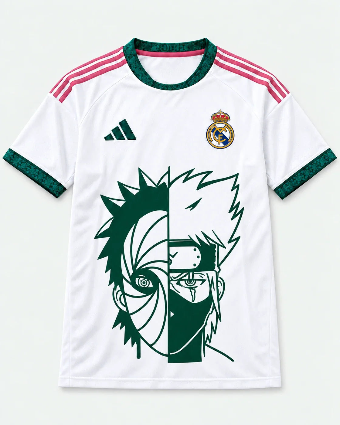 Real Madrid Home Obito Kakashi Shared Destiny Jersey — Front