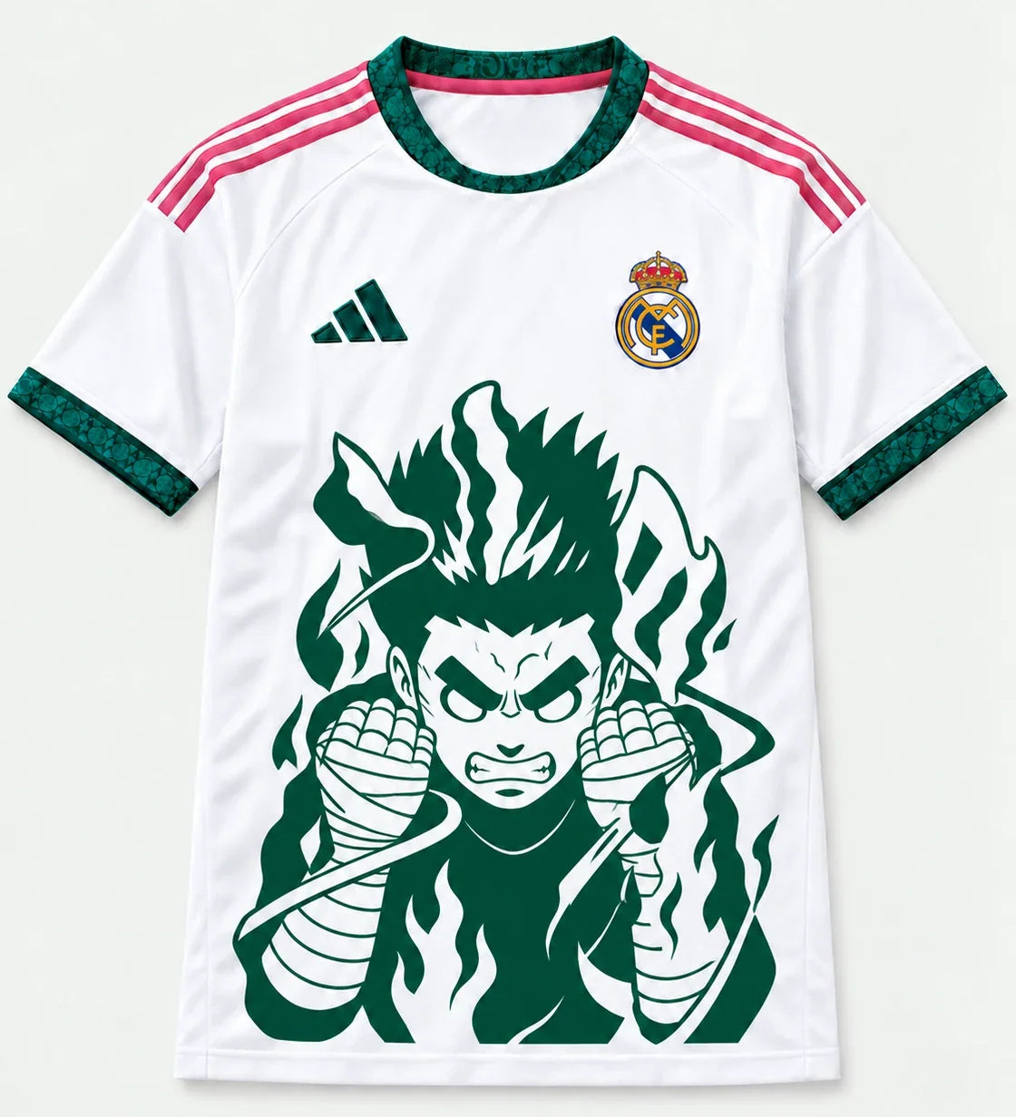 Real Madrid Home Rock Lee Inner Flame Jersey — Front