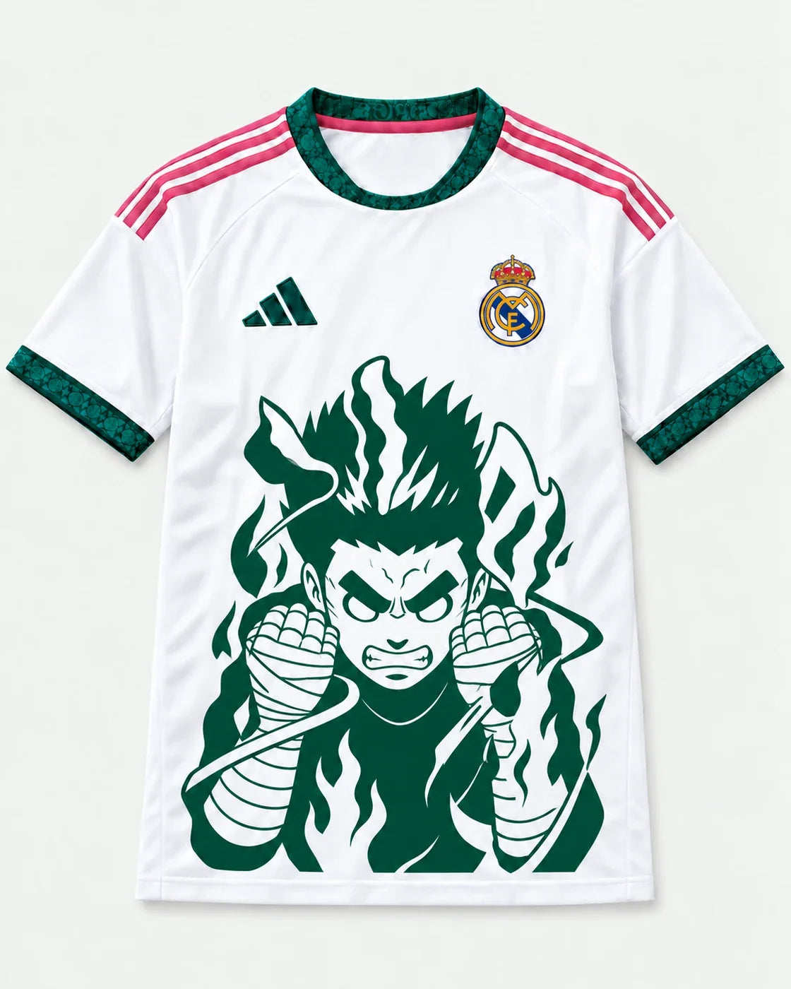 Real Madrid Home Rock Lee Inner Flame Jersey — Front