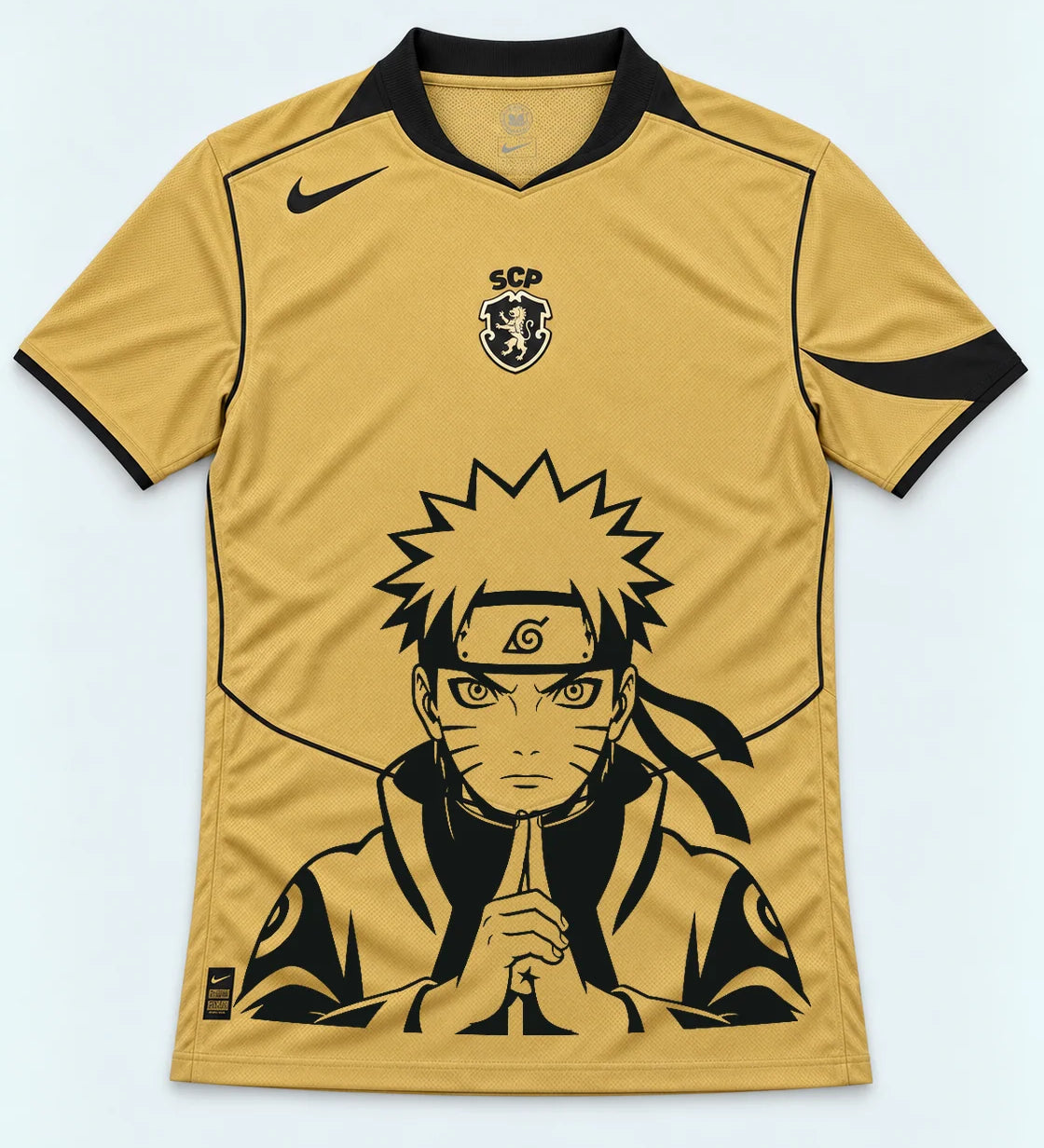 Sporting Gold Naruto Sage Resolve Jersey — Front