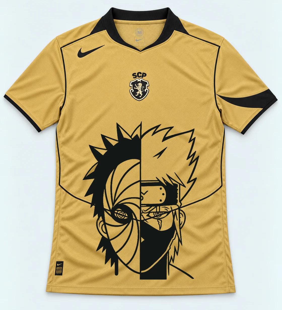 Sporting Gold Obito Kakashi Shared Destiny Jersey — Front