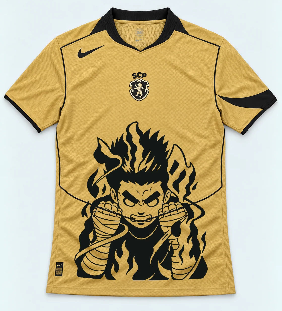 Sporting Gold Rock Lee Inner Flame Jersey — Front