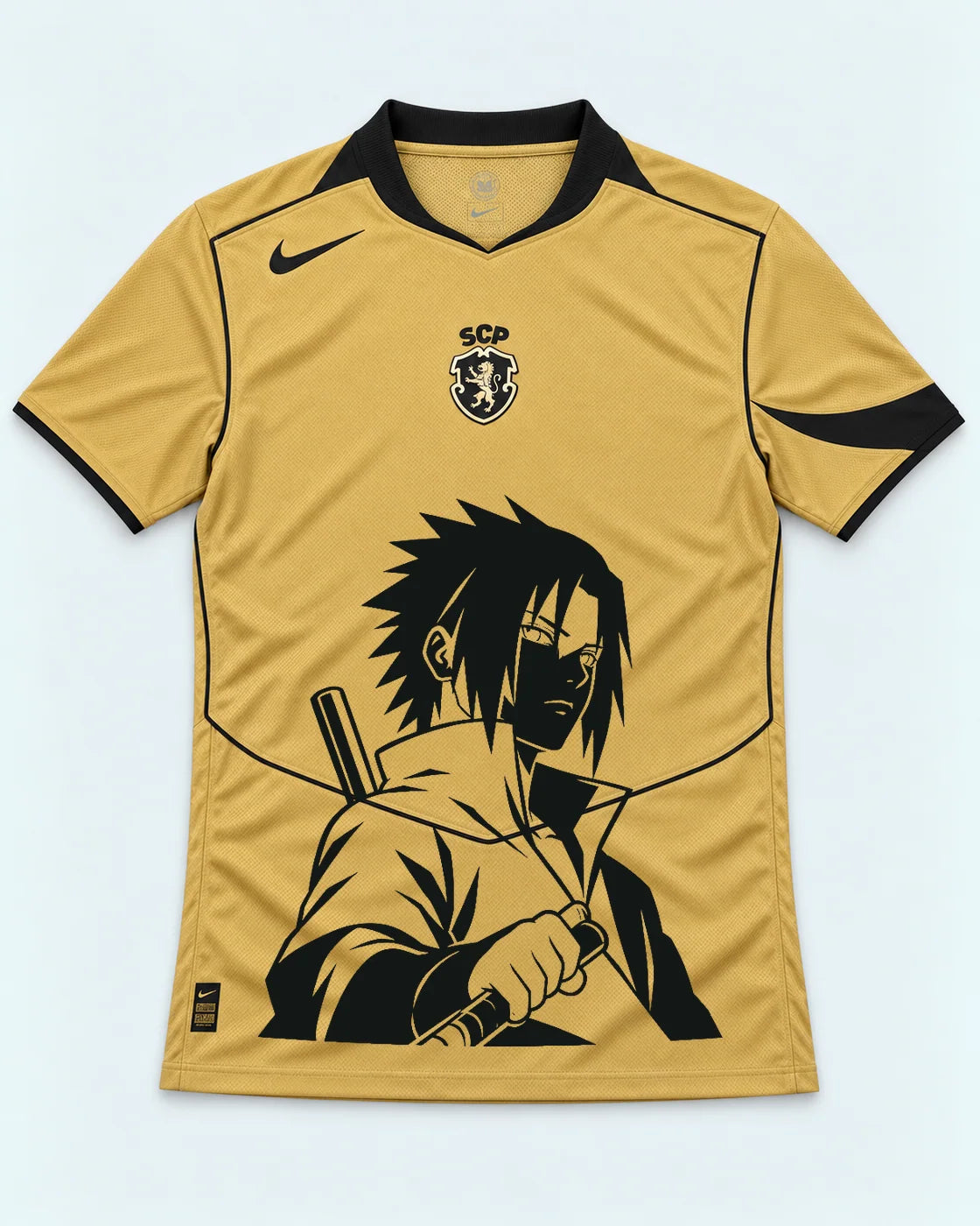 Sporting Gold Sasuke Last Uchiha Jersey — Front