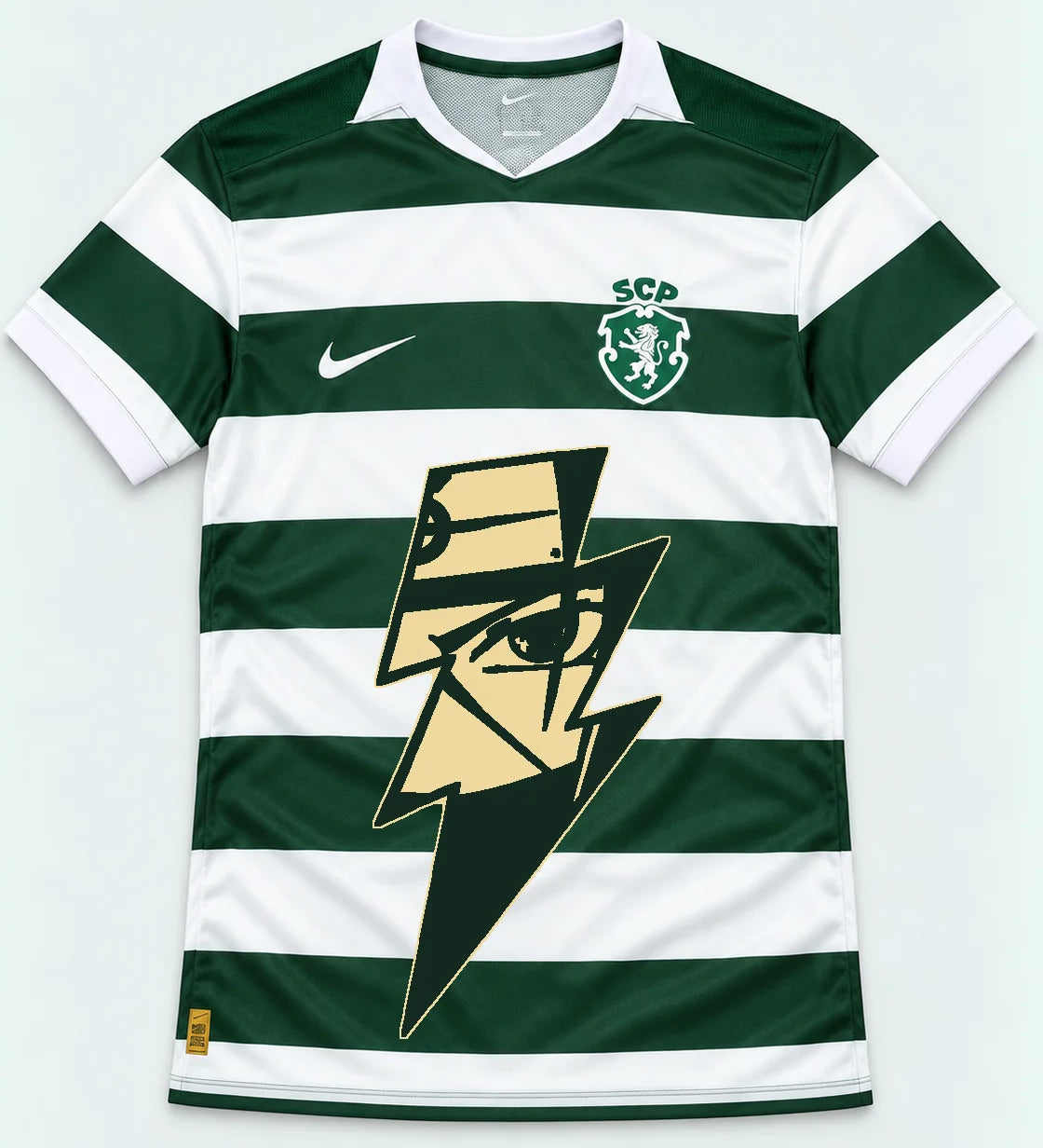 Sporting Green Kakashi Lightning Eye Jersey — Front