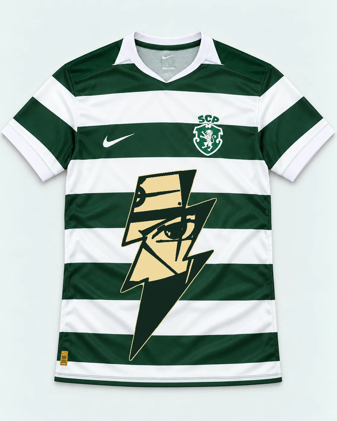 Sporting Green Kakashi Lightning Eye Jersey — Front